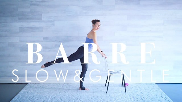 'Senior & Beginner Workout - Slow and Gentle Barre'