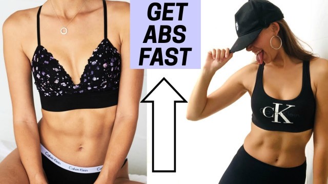 '5 minute INTENSE ab workout (GET ABS FAST)'