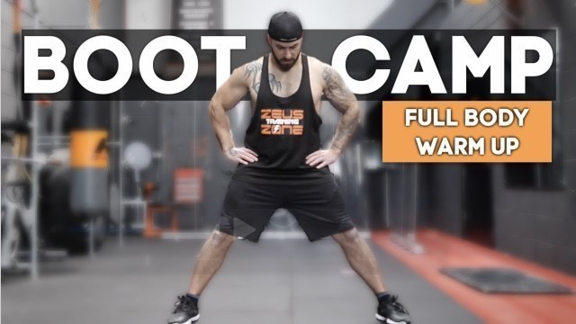 'Pre Boot Camp 5 Min Full Body Warm Up - Stretching Exercises & Warm Up'