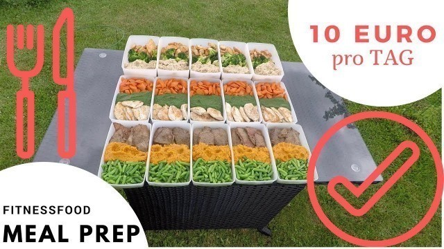 '10 EURO/TAG | MEAL PREP | HIGH PROTEIN | FITNESSFOOD | VORKOCHEN'