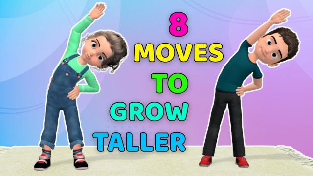 'Grow Taller With 8 Fun Exercises - Kids Workout'