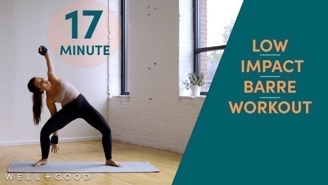 '17 Minute Low-Impact Barre Workout | Trainer of the Month Club | Well+Good'