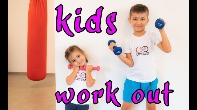 'Kinder Training Fitness - kids workout fitness'