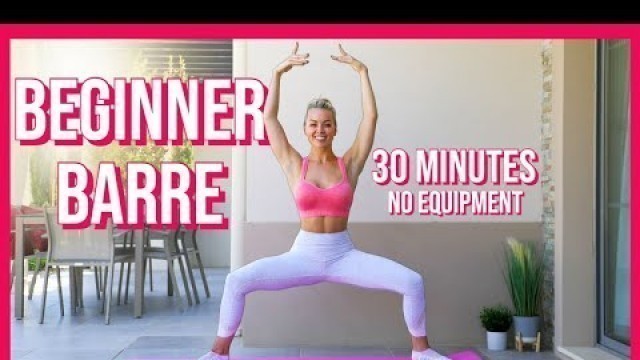 'Beginner Barre Workout At Home No Equipment'