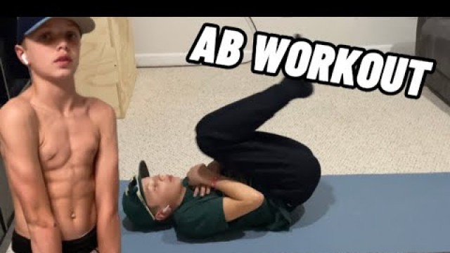 '5 MINUTE AB WORKOUT (NO EQUIPMENT)'