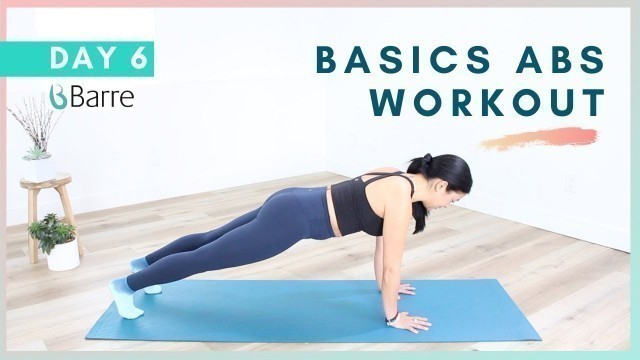 'DAY 6 Barre Workout Challenge // Core Workout'