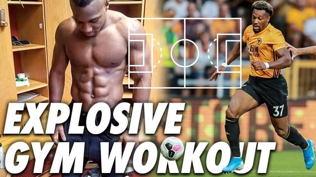 'Adama Traore GYM WORKOUT and Football Training - The Wolves Beast