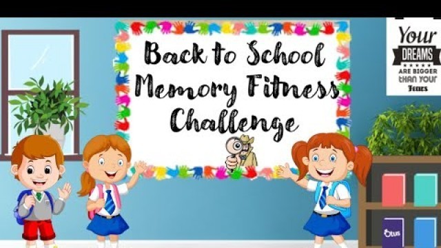 'Back to School Memory Fitness Challenge l Brain Breaks for Kids l Family Fitness'