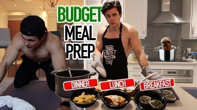 'Healthy & Easy MEAL PREP On A Budget + 30 Minute No Equipment FULL BODY AT HOME WORKOUT'