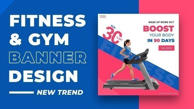 'Fitness banner | Sport banner | Gym banner | health banner | social media ads banner | Photoshop'