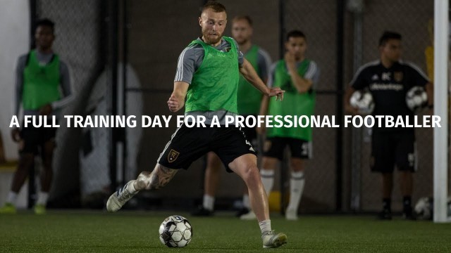 'A Full Training Day For A Professional Footballer | Gym Workout + Playoff Semi Final Highlights'