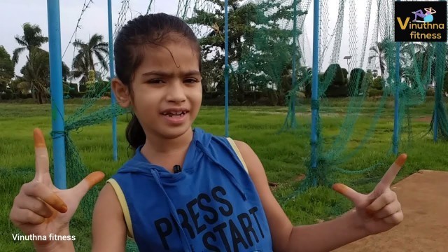 'DAY 1, KIDS EXERCISE & KIDS FAT BURN| VINUTHNA FITNESS | GAMES |HEALTH TIPS|FOOD TIPS|RUNNING |'