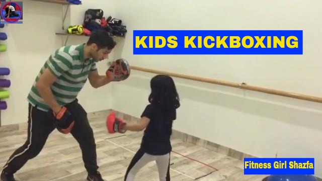 '#Shorts Kids Kickboxing | Kids Fitness | Fitness Girl Shazfa | Gym | Workout | #ShortVideos Boxing'