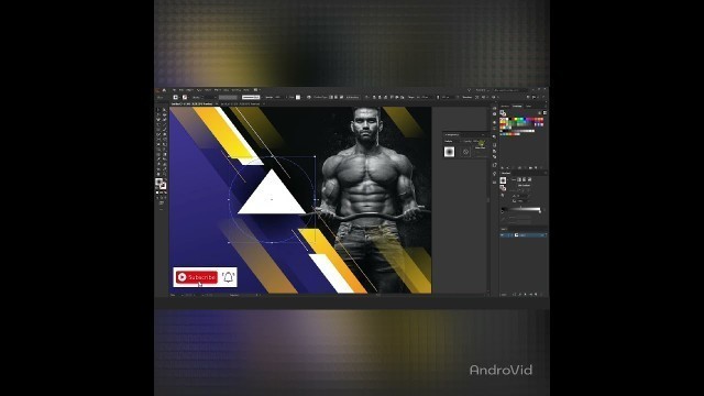 'landscape social media Banner GYM fitness Adobe  InDesign Best landscape social Media Banner Design'