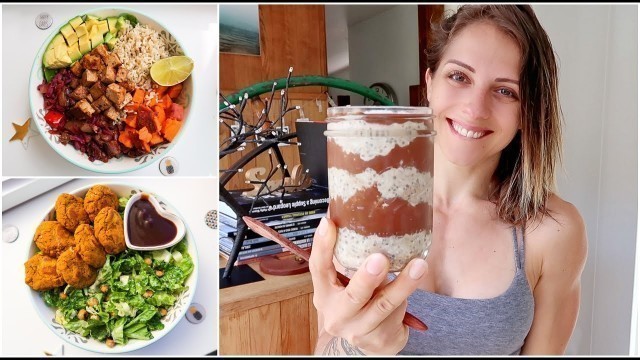 'RECETTES VÉGÉ GOURMANDES & HEALTHY ** MEAL PREP ** Une journée dans mon assiette #48'