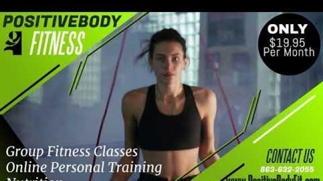 'Positive Body Fitness Class Banner'