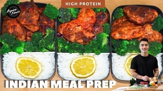 'Indian Meal Prep For The Week | Healthy Tandoori Chicken Recipe | Healthy Asian Meal Prep Ep 32.'