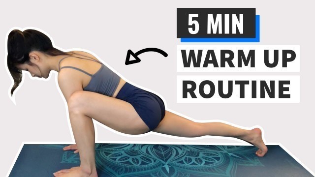 '5 min Quick Warm Up Routine (Before Stretching)'