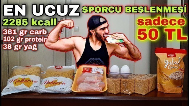 '50 TL İLE EN UYGUN BİM SPORCU ALIŞVERİŞİ 2021(haftalık beslenme programı)| Ahiska 2021'