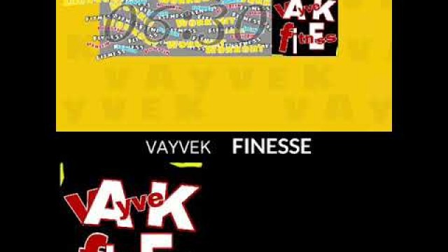 'New channel Vayvek fitness intro logo banner'