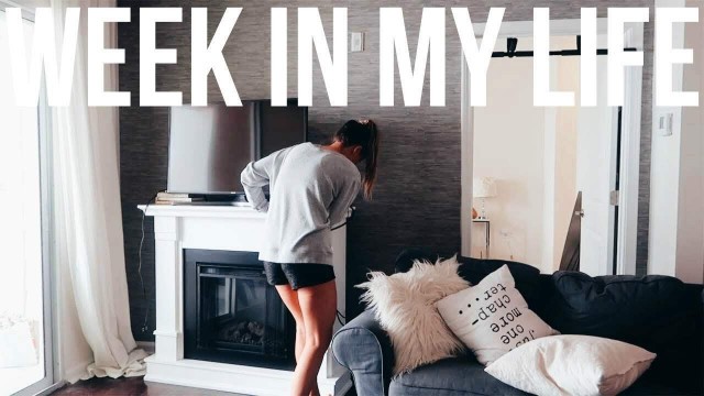 'Week In My Life (rearranging my apartment, books, valentines) | RENEE AMBERG'