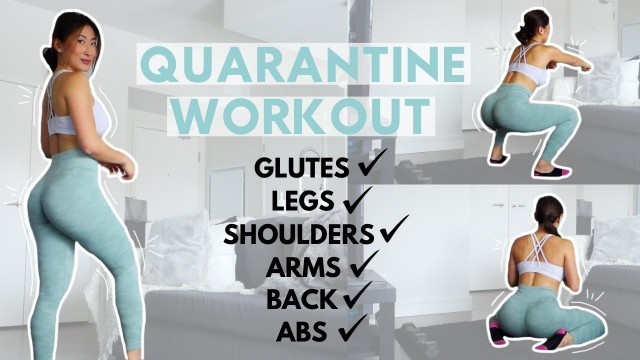 'AT HOME FULL BODY WORKOUT | No Equipment Workout!'