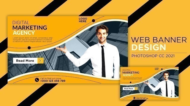 'Web Banner Design in Photoshop CC'