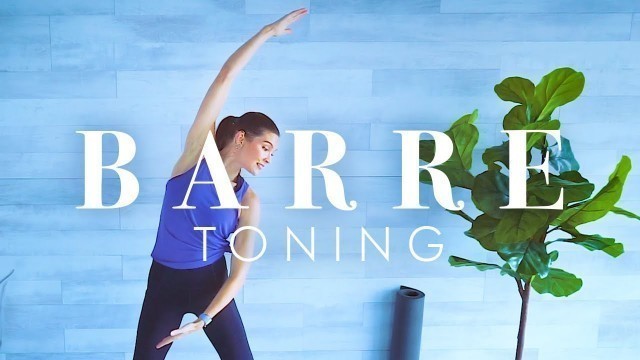 'Gentle Barre Workout for Beginners & Seniors // Full Body with Weights'