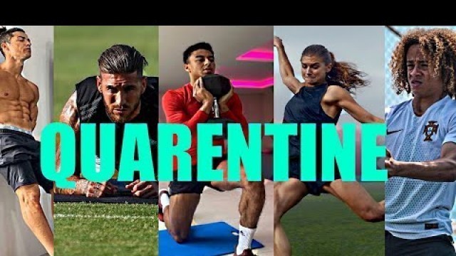 'A Footballers Quarantine Workout ?'