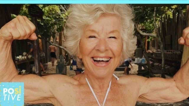 '70-year-old woman becomes fitness influencer | Positive'