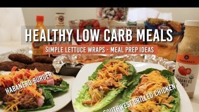 'Meal Prep Ideas - Healthy Lettuce Wrap Recipes'