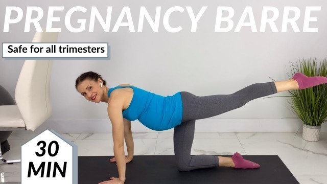 'Pregnancy Barre Workout / 30 Minute Prenatal Barre Workout'