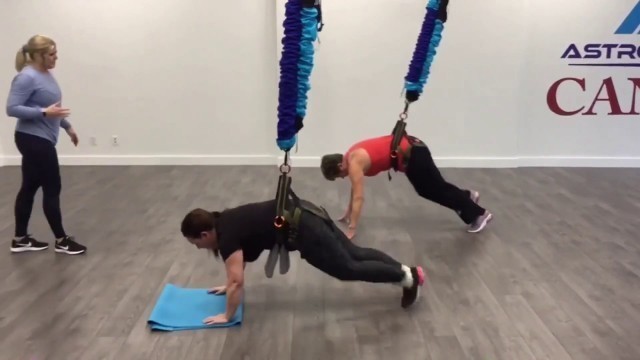 'AD Bungee Fitness website opening banner video'