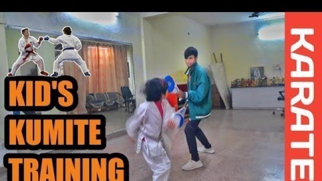 'Starting basic kids kumite training | #short #shorts #fitness'