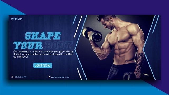 'Coreldraw banner design | gym banner design | Coreldraw Tutorial'