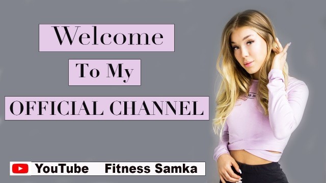 'Welcome to MY OFFICIAL CHANNEL | Fitness Samka | This Is My ONLY Official Channel @Fitness samka'