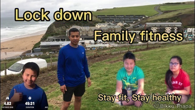 'Lockdown // Family Fitness // Kids Cycling - Running // Stay Fit & Healthy'