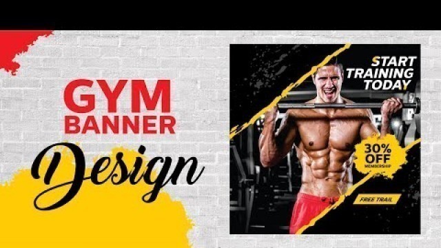 'Fitness Banner Design in Coreldraw - Ahsan Sabri'