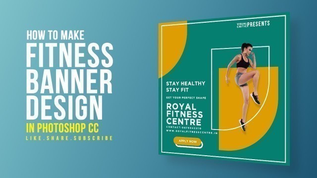 '#FITNESS #BANNER #DESIGN IN #PHOTOSHOP_CC'