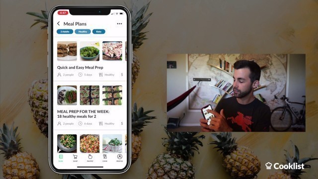 'THE EASIEST MEAL PLANNING AND MEAL PREP APP'