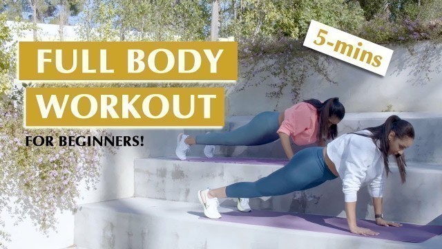 'BURN CALORIES FAST! 5 MIN FULL BODY WORKOUT'