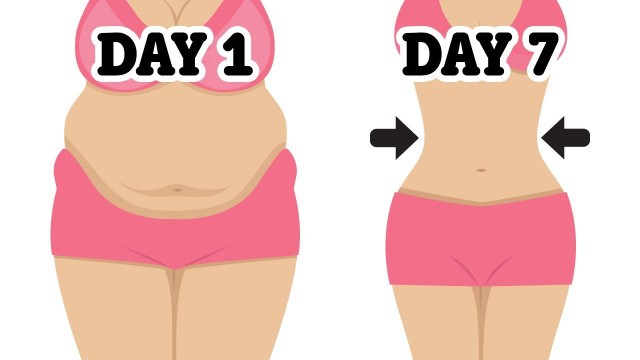 'LOSE FAT in 7 DAYS (belly, waist, & abs) 5 minute home workout'