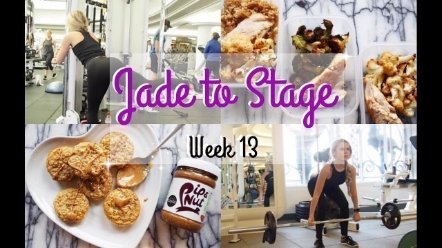 'BOOTY BUILDING WORKOUT - Healthy Meal Prep | Jade to Stage ep.13'