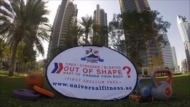 'Universal Fitness Banner Fail'