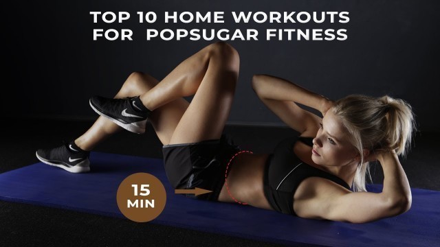 'Home Workouts For Women.  Popsugar Fitness #shorts'