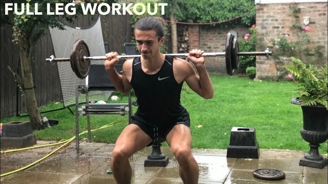 '17 Year old Footballer\'s FULL Leg workout! Lower Body Gym session + Day in a life | Birthday Vlog'