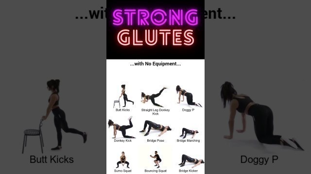 '14 BEST EXERCISES TO START GROWING YOUR BOOTY #short'