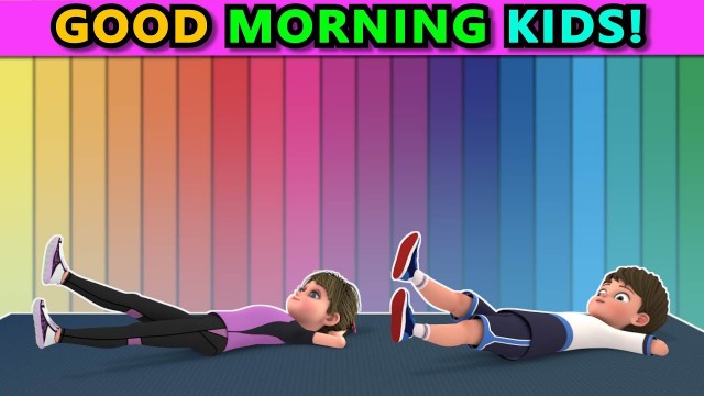 'GOOD MORNING KIDS EXERCISE -  LIGHT WORKOUT| Kids Exercise'