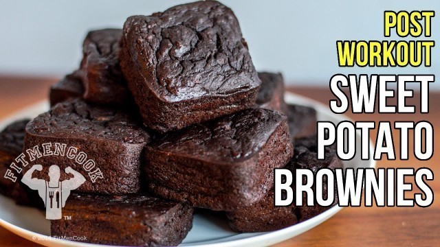 'Post-Workout Sweet Potato Brownies for Meal Prep / Brownies de Batata'