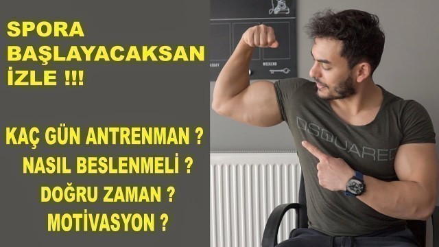 'SPORA BAŞLAMAK İSTİYORSAN İZLE! - bilmen gereken her şey burada'